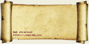 Vida Jačovac vizit kartica